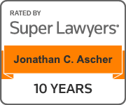 Rated by Super Lawyers Jonathan C. Ascher 10 years